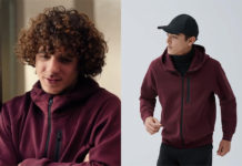 PLUS BELLE LA VIE ENCORE PLUS BELLE : le sweat à capuche bordeaux de Kylian dans l’épisode 2