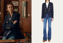 DOUBLE PIÈGE : le blazer marine de Maya dans l’épisode 5