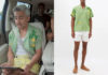 QUEER EYE : Tan’s green cotton shirt with flowers in S8E04