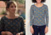 PLUS BELLE LA VIE ENCORE PLUS BELLE : le t-shirt fleuri de Barbara dans l’épisode 21