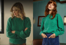 ICI TOUT COMMENCE : le pull vert de Constance