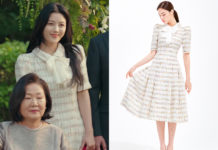 MY DEMON : Do-Hee’s TWEED PLEATS DRESS in S1E01