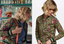 PLUS BELLE LA VIE ENCORE PLUS BELLE : le sweat zippé à motif végétal de Jennifer dans l’épisode 20