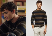 PLUS BELLE LA VIE ENCORE PLUS BELLE : le pull à rayures de Jules dans l’épisode 29