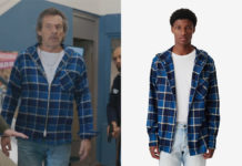 LÉO MATTEÏ, BRIGADE DES MINEURS : la chemise à capuche de Léo dans l’épisode 51