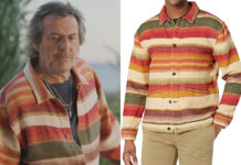 LÉO MATTEÏ, BRIGADE DES MINEURS : la veste rayée de Léo dans l’épisode 51