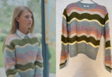 Léo Matteï, Brigade des mineurs : le pull avec des vagues colorées de Lou dans l’épisode 50