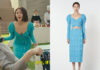 MY DEMON : Su-Ahn’s Two-Tone Dot Knit Cropped Top and skirt in S1E01