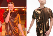 STAR ACADEMY : le t-shirt doré de Pierre lors du prime du 3 février