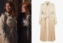 DEMAIN NOUS APPARTIENT : le trench plissé de Raphaëlle