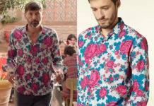 PLUS BELLE LA VIE ENCORE PLUS BELLE : la chemise à grosses fleurs de Thomas dans l’épisode 28