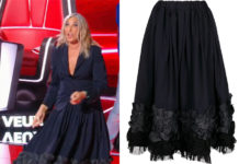 THE VOICE : la tenue bleu marine de Zazie dans le prime du 17 février