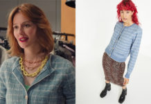 Plus belle la vie, encore plus belle : le gilet façon tweed d’Apolline dans l’épisode 58