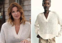 DEMAIN NOUS APPARTIENT : le pull beige col V de Chloé dans l’épisode 1639