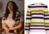YOUNG ROYALS : Felice’s multicoloured striped jumper in S3E02