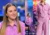 STYLE : Helena Bailly, en ensemble lilas au 13h d’RTL-TVi