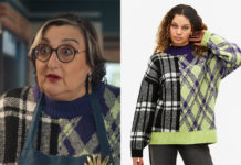 DEMAIN NOUS APPARTIENT : le pull patchwork à carreaux de Mona dans l’épisode 1644
