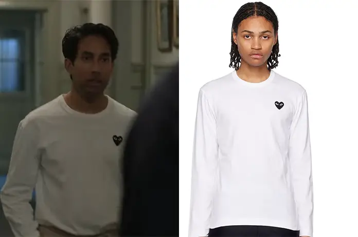 YOUNG ROYALS Nils’s white t-shirt S3E01