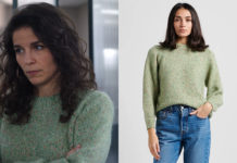 DEMAIN NOUS APPARTIENT : le pull vert de Roxane dans l’épisode 1638