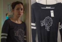 YOUNG ROYALS : Sara’s NYC print t-shirt in S3E01