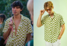 HEARTBREAK HIGH : Anthony « Ant » Vaughn ‘s green checker print shirt