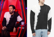 THE VOICE : le pull noir et blanc de Bigflo dans le prime du 13 avril
