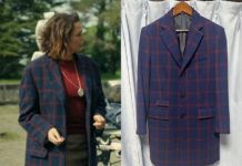 MADEMOISELLE HOLMES : le manteau bleu à carreaux de Charlie dans l’épisode 3