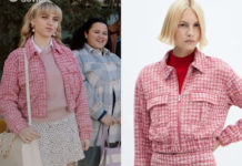 DEMAIN NOUS APPARTIENT : le blouson en tweed pied-de-poule de Lilou dans l’épisode 1659