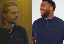 TRENTENAIRES : le polo bleu marine de Vince dans l’épisode 2×10