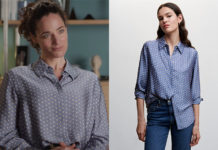 UN SI GRAND SOLEIL : la chemise d’Aurélie dans l’épisode 1404