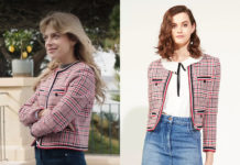 ICI TOUT COMMENCE : la veste à carreaux de Carole dans l’épisode 922