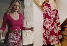 ICI TOUT COMMENCE : la jupe rouge de Constance dans l’épisode 935