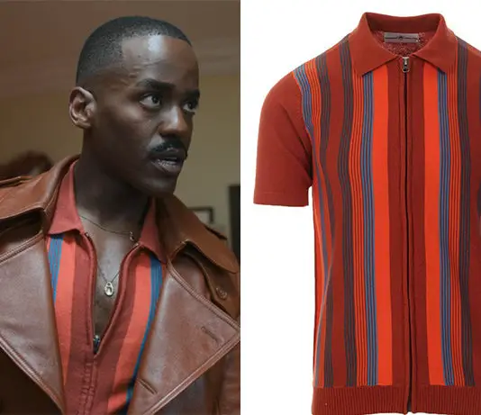 DOCTOR WHO : Doctor’s striped polo shirt in S1E01