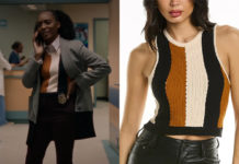 WILL TRENT : Faith’s striped vest in S1E08
