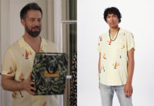 DEMAIN NOUS APPARTIENT : la chemise jaune avec des bateaux de François dans l’épisode 1681