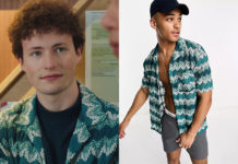 DEMAIN NOUS APPARTIENT : la chemise à manches courtes avec rayures ondulées de Jack dans l’épisode 1690