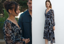 ICI TOUT COMMENCE : la robe à imprimé floral de Jasmine dans l’épisode 931