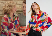 PLUS BELLE LA VIE ENCORE PLUS BELLE : la chemise à fleurs stylisées de Jennifer dans l’épisode 87