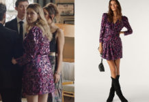 ICI TOUT COMMENCE : la robe violette de Laetitia dans l’épisode 922