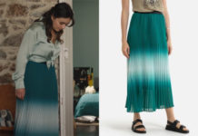 DEMAIN NOUS APPARTIENT : la longue jupe plissée de Maud dans l’épisode 1690