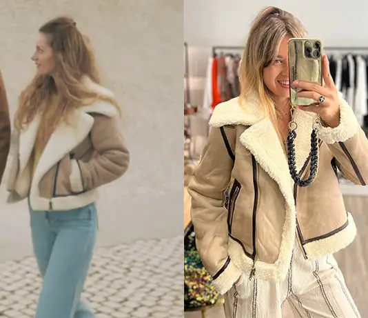 LA RECRUE : le blouson aviateur beige de Sofia dans l’épisode 6