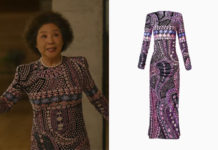 THE ATYPICAL FAMILY : Bok Man-heum’s print dress in the first episode