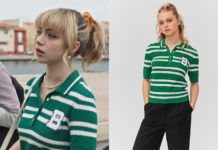 DEMAIN NOUS APPARTIENT : le polo vert à rayures de Lilou dans l’épisode 1709