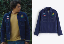 ICI TOUT COMMENCE : la veste en denim bleu avec patchs de Malik dans l’épisode 944