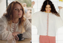 DEMAIN NOUS APPARTIENT : la blouse brodée de Rachel dans l’épisode 1718