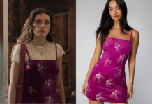 ICI TOUT COMMENCE : la robe en velours mauve de Vic dans l’épisode 949