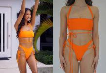 TOO HOT TO HANDLE : Kylisha Jageshar’s orange bikini in S6E01
