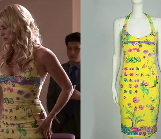DESPERATE HOUSEWIVES : Edie’s yellow dress in episode 2X18