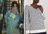 ELITE : Carmen’s striped cotton sweater in S8E01