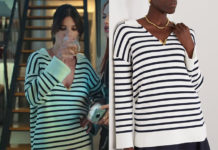 ELITE : Carmen’s striped cotton sweater in S8E01